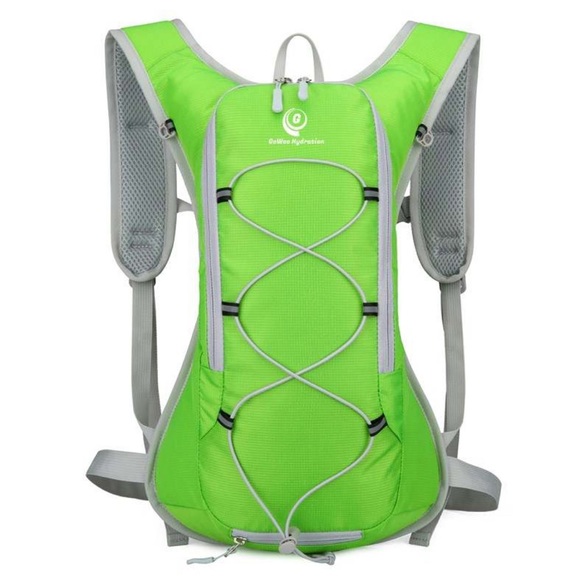 Hydration Backpack Supreme - Lime Green & Gray - Picture 5 of 6
